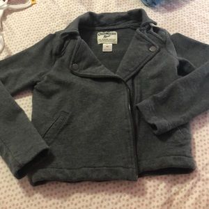 Girls size 6x gray side zip jacket